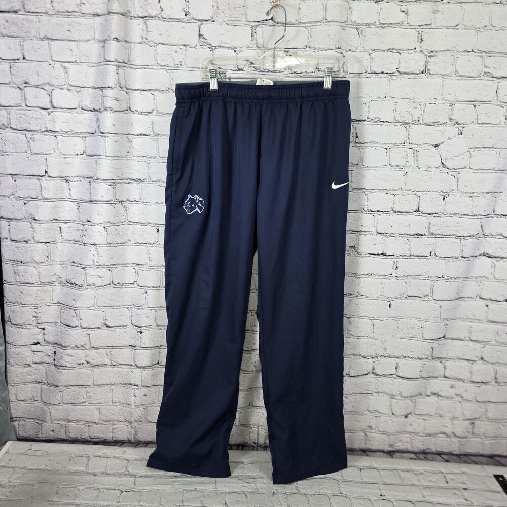 Vintage Men' Large Blue Nike Dri Fit Track Pants 90s